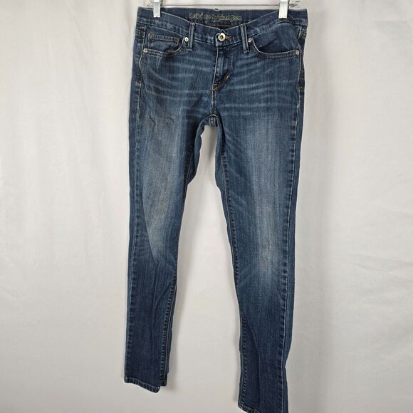 Levi's 421 Jeans Juniors - Women's 9 / 29 Blue Medium Wash Skinny Natural Fade - Picture 16 of 16